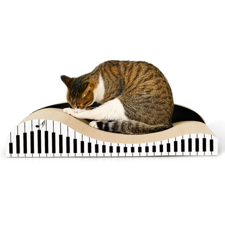 CP-071 Piano-shaped Cat Sofa Corrugated Paper Cat Scratch Board Cat Litter Claw Toy