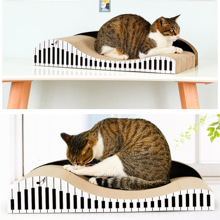 CP-071 Piano-shaped Cat Sofa Corrugated Paper Cat Scratch Board Cat Litter Claw Toy