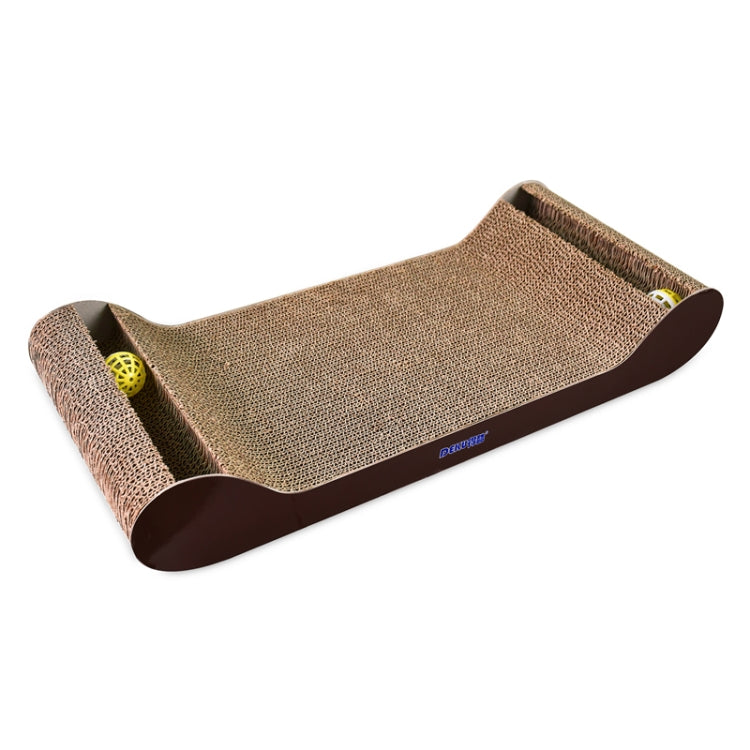 CP-016 Bell Ball Sofa Corrugated Paper Cat Scratch Board Grinding Claw Toy, Size: 60.5x25x9.5cm