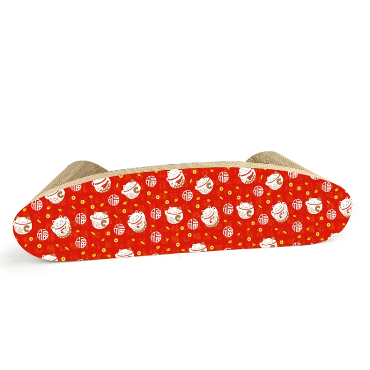 CP-016 Celebration Sofa Corrugated Paper Cat Scratch Board Grinding Claw Toy, Size: 60.5x28.2x14cm
