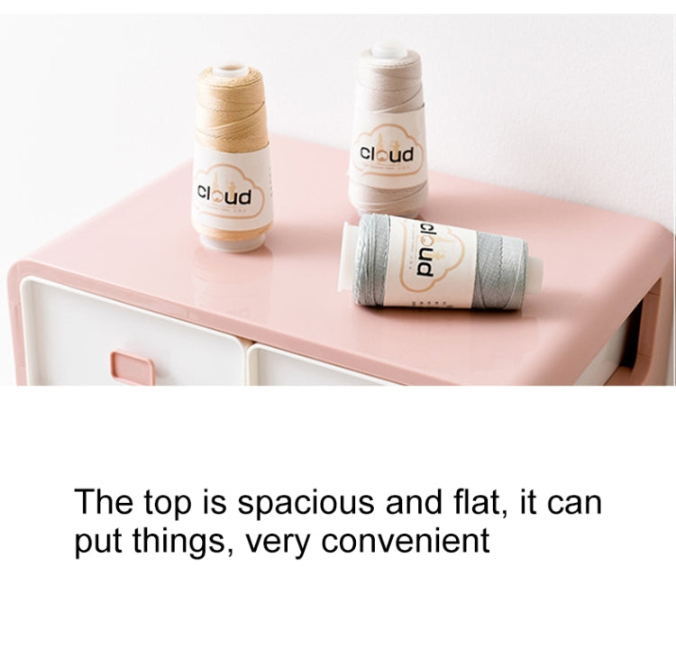 4 Layer Underwear Storage Box Plastic Drawer Home Organizer for Small Clothing and Objects