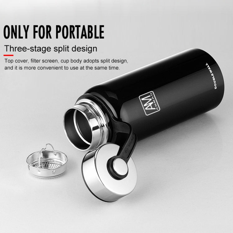1100ml Outdoor Vacuum Stainless Steel Heat Insulation Cup Portable Large Capacity Sports Bottle