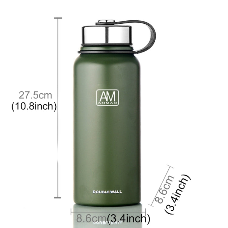 1100ml Outdoor Vacuum Stainless Steel Heat Insulation Cup Portable Large Capacity Sports Bottle