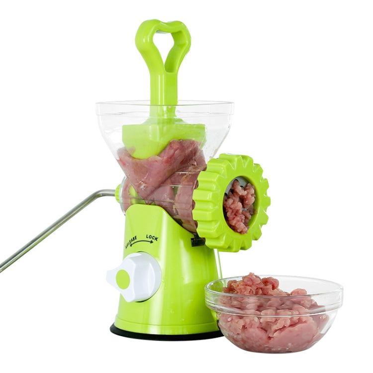 B266 Household Stainless Steel Manual Meat Grinder(Green)