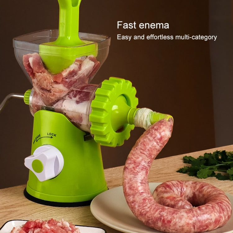 B266 Household Stainless Steel Manual Meat Grinder(Green)