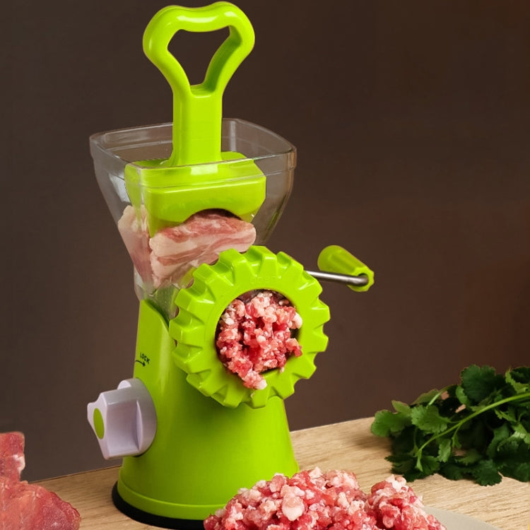 B266 Household Stainless Steel Manual Meat Grinder(Green)
