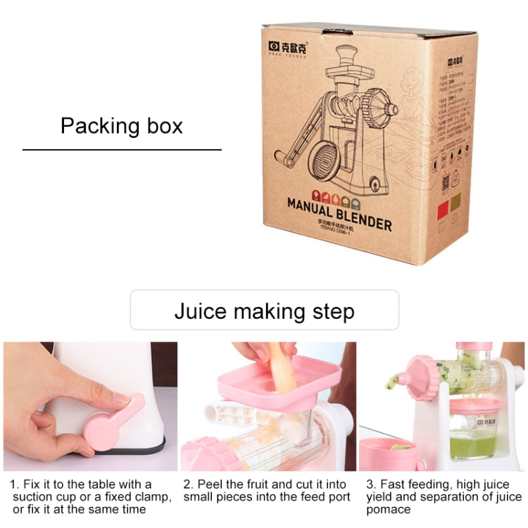 D598 Household ABS Manual Juice Cup Squeezer Fruit Reamers