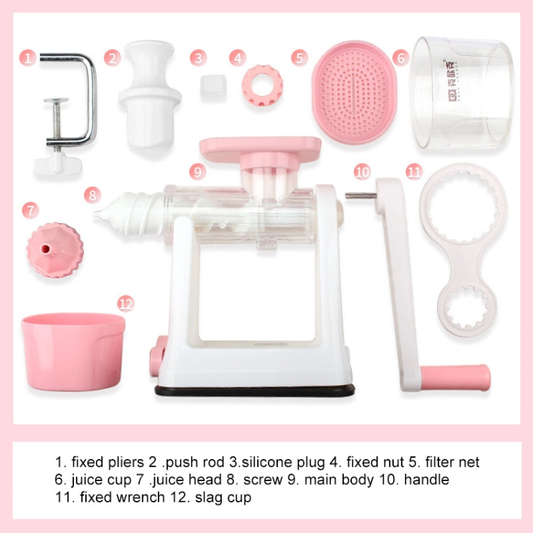 D598 Household ABS Manual Juice Cup Squeezer Fruit Reamers