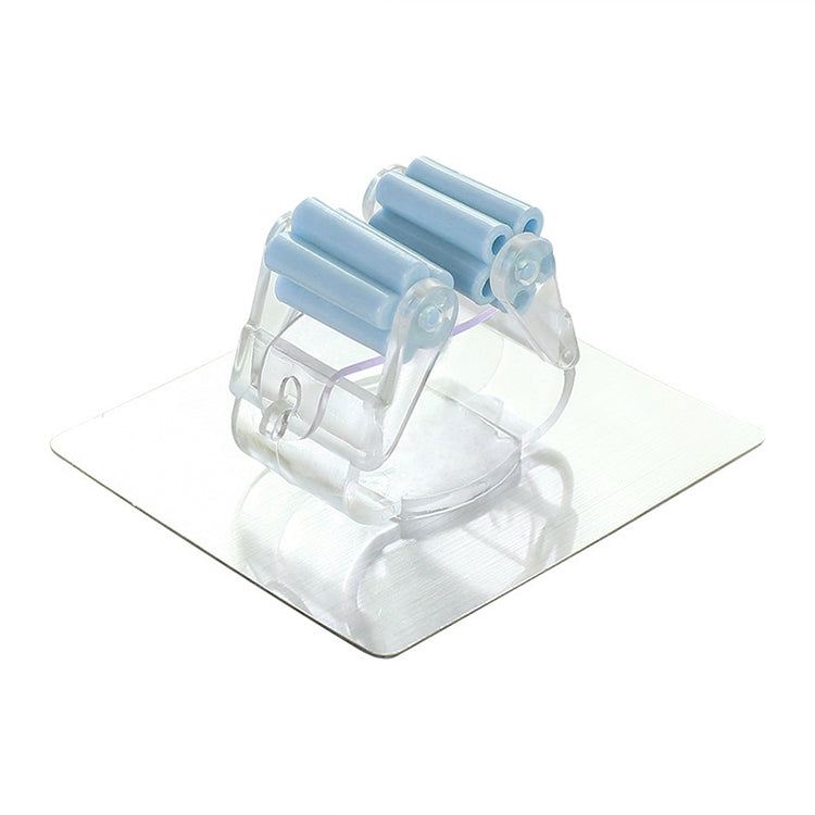 2pcs Wall-mounted Mop Storage Hooks No-stick Stick Kitchen Bathroom Brush Storage Tools