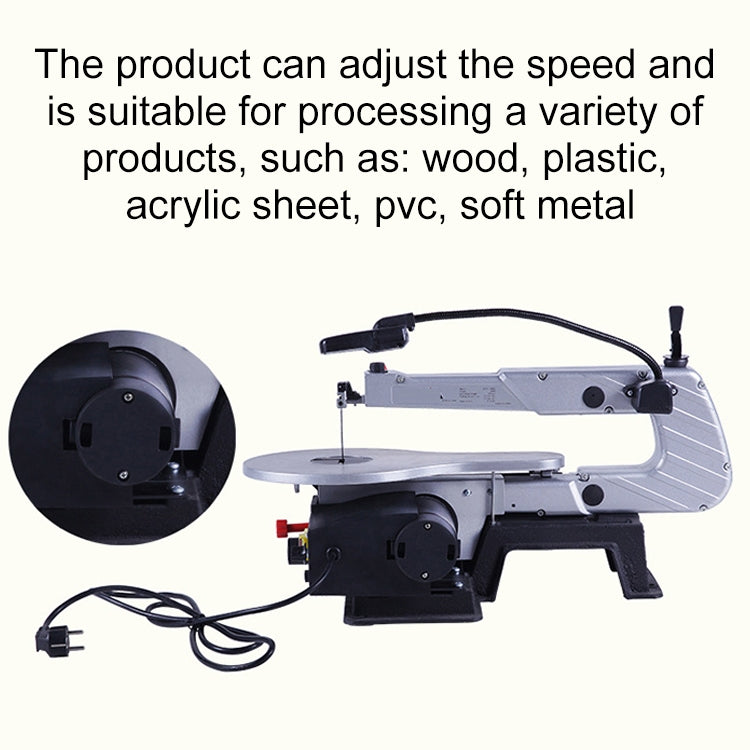 220V 150W Electric Curved Saw Saws Desktop Wire DIY Carved Machine Wire Cutting Woodworking Machine Tools, EU plug