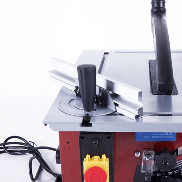 220V 8 inch Household Sliding Wood Table Saw Electric DIY Wood Circular Saw, 100 Tooth Saw Blade