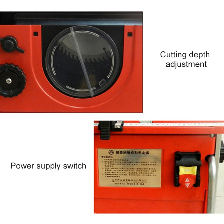 LC-ST-007 220V Clean Saw Floor Installation Saw Woodworking Table Saw Cutting Machine