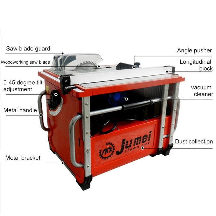 LC-ST-007 220V Clean Saw Floor Installation Saw Woodworking Table Saw Cutting Machine