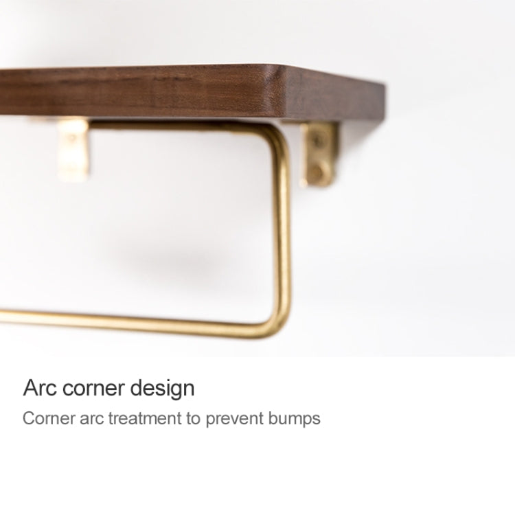 Creative Solid Wooden Mobile Phone Shelf Toilet Paper Roll Shelf with Punching, Beech