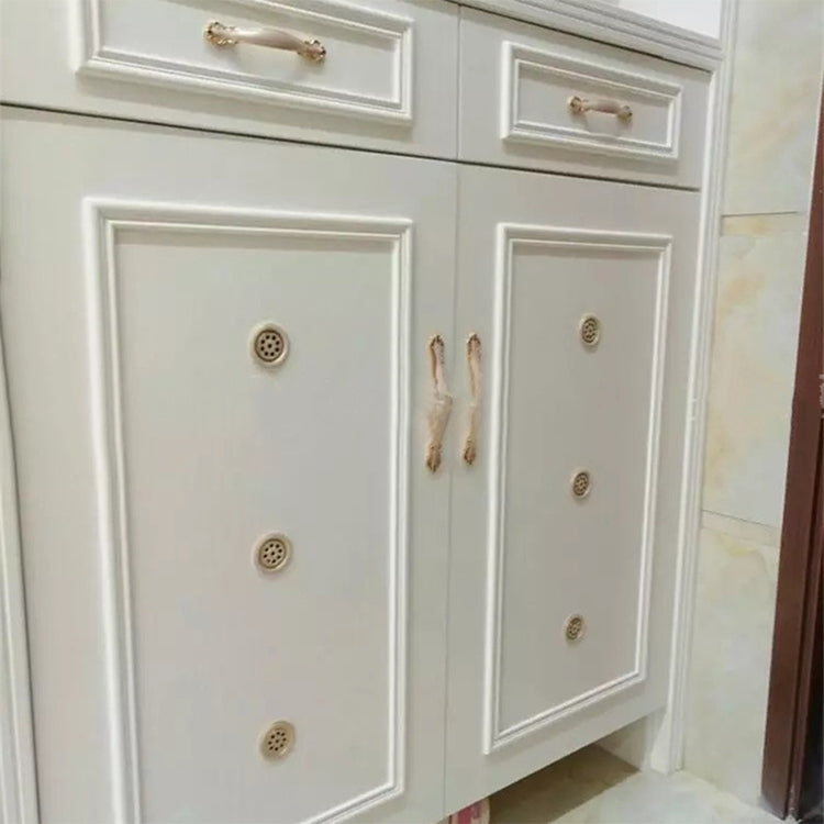 5 PCS Oukali Stainless Steel Zinc Alloy Vent Hole Furniture Cabinet Wardrobe Riser Vent