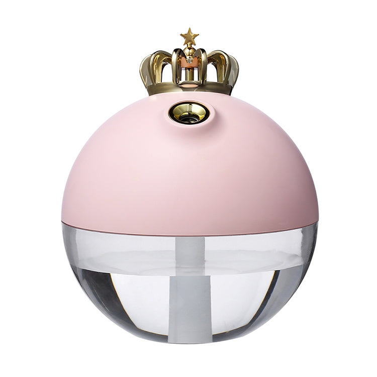 Large Capacity 320ml Crown LED Humidifier Automatic Alcohol Sprayer, Battery Version