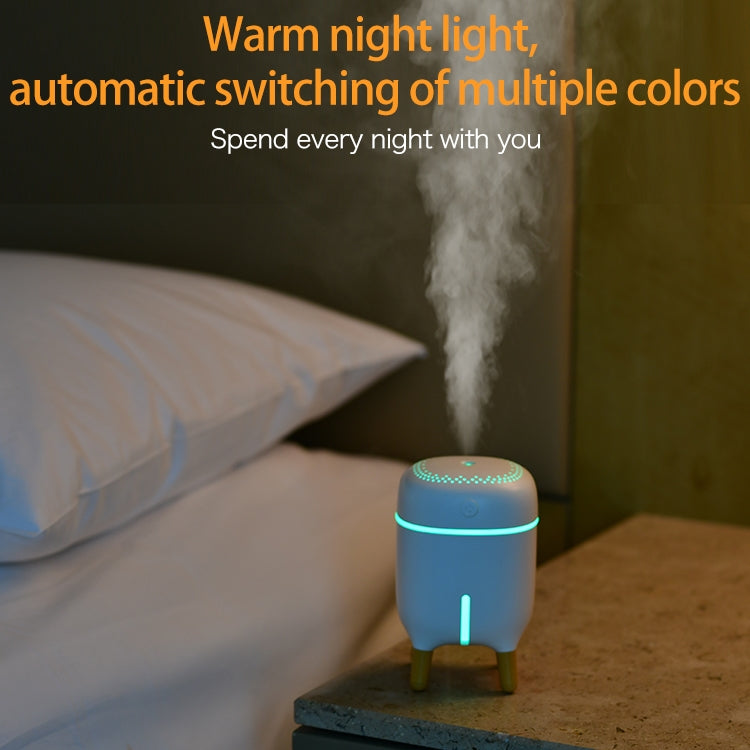 Large Capacity 240ml LED Shelf Humidifier Automatic Alcohol Sprayer(Blue)