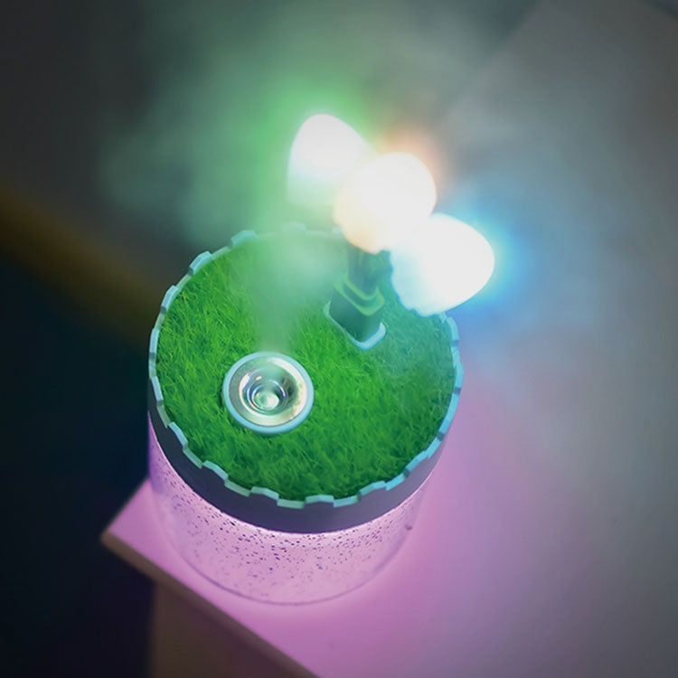 Lavender Landscape LED Humidifier Automatic Alcohol Sprayer