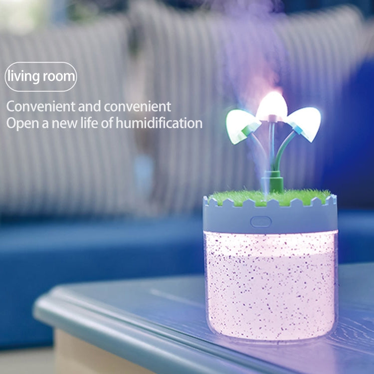 Lavender Landscape LED Humidifier Automatic Alcohol Sprayer