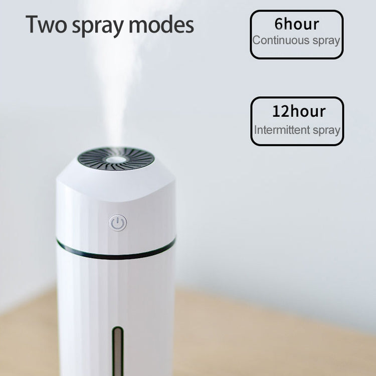 Large Capacity 320ml LED Automatic Humidifier Sprayer, USB Rechargeable Version