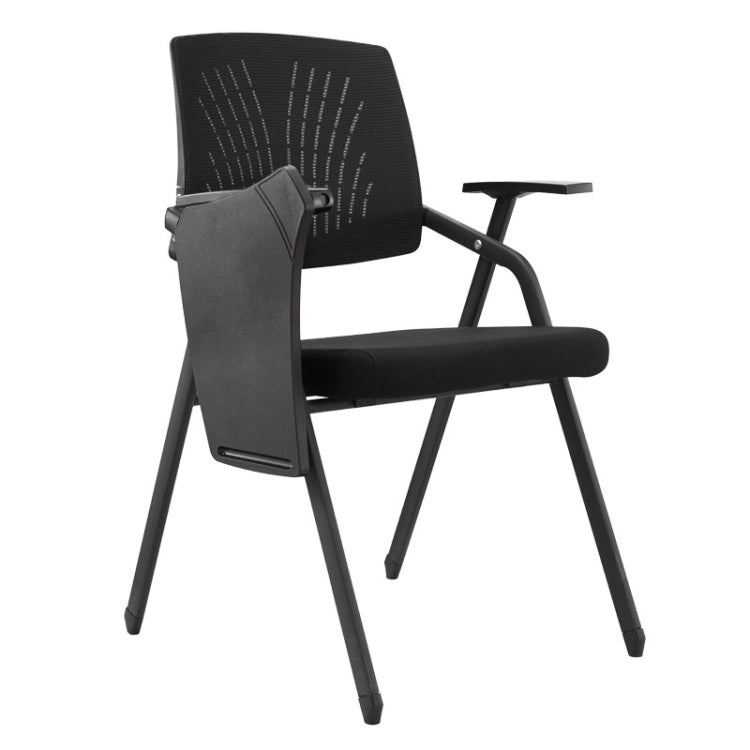 Fashion Simple Folding Mesh Training Chair Conference Chair with Writing Board