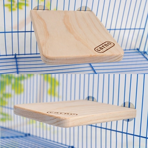 Pet Wooden Rectangular Springboard Hamster Small Pets Pedal Toys, Large