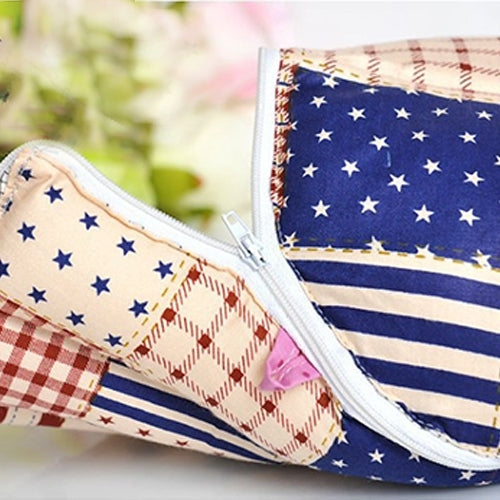 Pet Zipper Washable Pet Small Pets House Warm Nest Printed Soft Bed Foldable Sponge Nest, M, Size:20*18*14cm