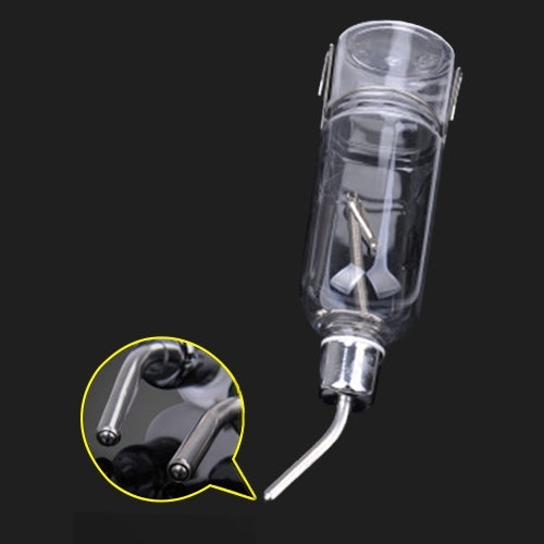 Pet Drinking Fountain for Dog Cat Rabbit Hamster Squirrel Stainless Steel Water Drinking Travel Kettle,Capacity:180ml