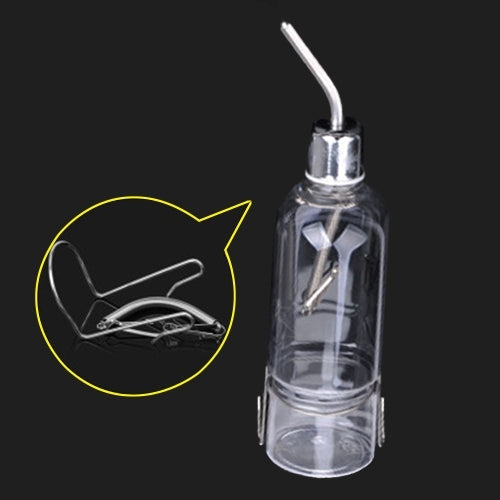 Pet Drinking Fountain for Dog Cat Rabbit Hamster Squirrel Stainless Steel Water Drinking Travel Kettle,Capacity:180ml