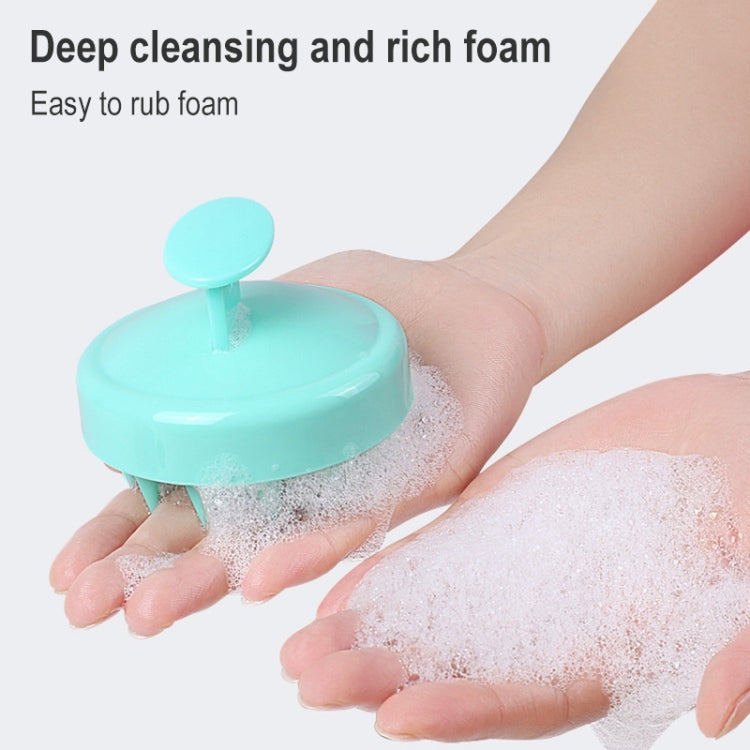 5 PCS 045 Silicone Shampoo Brush Adults Infants Meridian Head Grab, Color Random Delivery