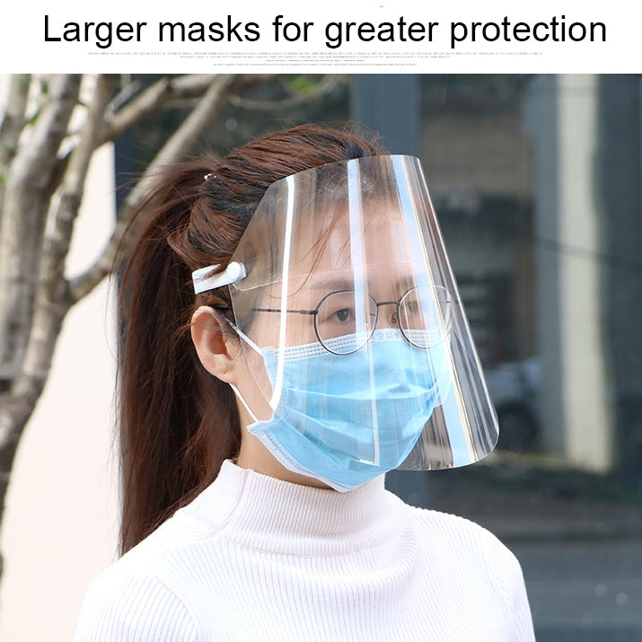 10 PCS Anti-Saliva Splash Anti-Spitting Anti-Fog Anti-Oil Transparent Mask Face Shield