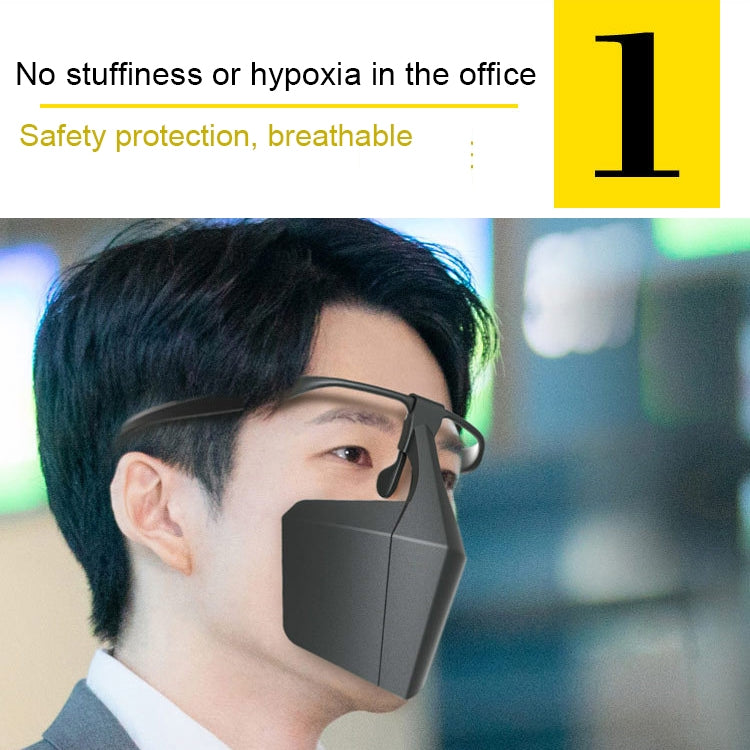 Face-Shielding Protective Face Mask Anti-Fog Anti-Splash Anti-virus Dustproof Isolating Face Shield