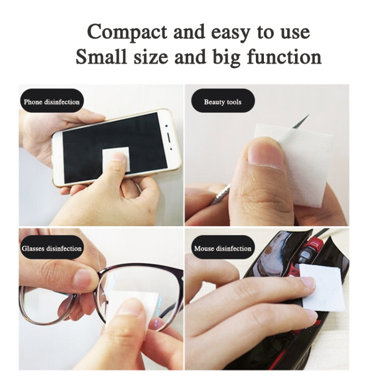 1000 PCS Disposable Alcohol Disinfection Cotton Wipes