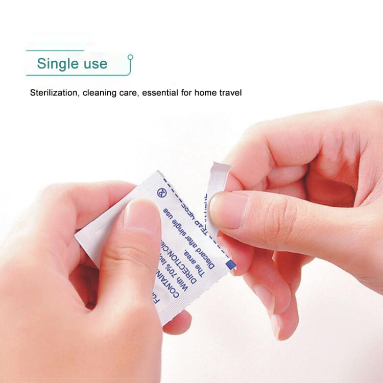 1000 PCS Disposable Alcohol Disinfection Cotton Wipes