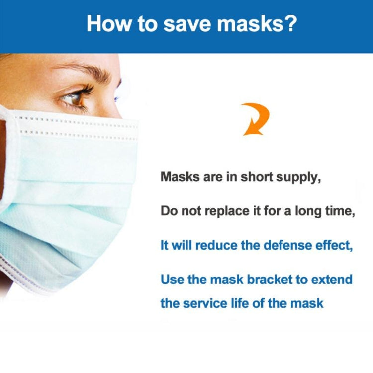 2 PCS Reusable Filter Dust Face Mask Replacement Inner Pad Holder