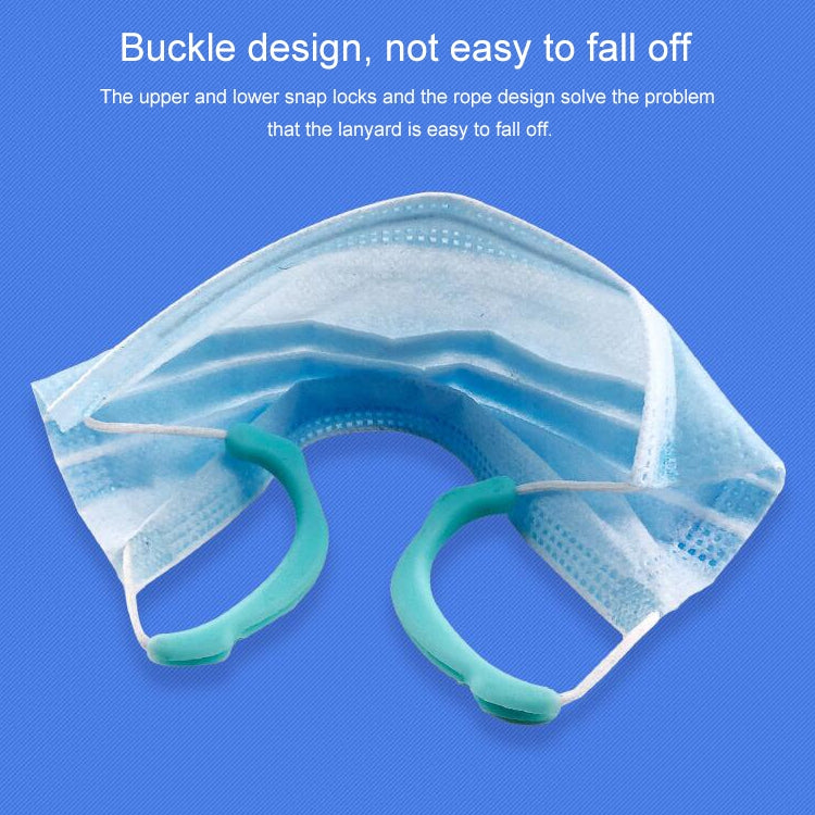 2 Sets Reusable Face Mask Soft Silicone Ear Hook Invisible Earmuffs