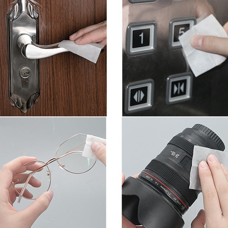 50 PCS 6x6cm Disposable Alcohol Disinfection Cotton Wipes