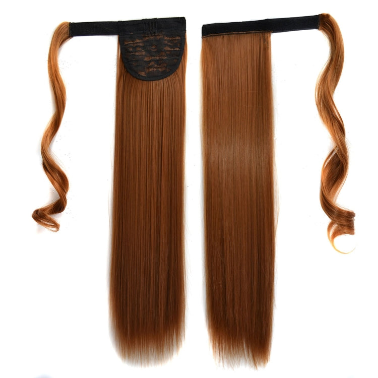 27# Invisible Seamless Bandage-style Wig Long Straight Hair Wig Ponytail