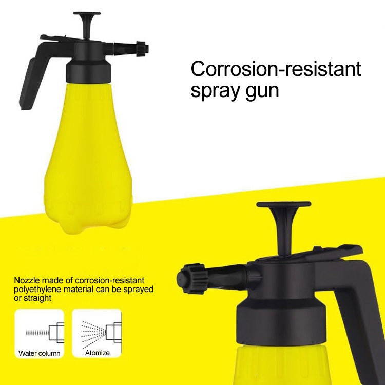 2 PCS 1.8L Spray Pot High Corrosion Resistance Hot Water Clean Disinfection Spray Bottle(Yellow)