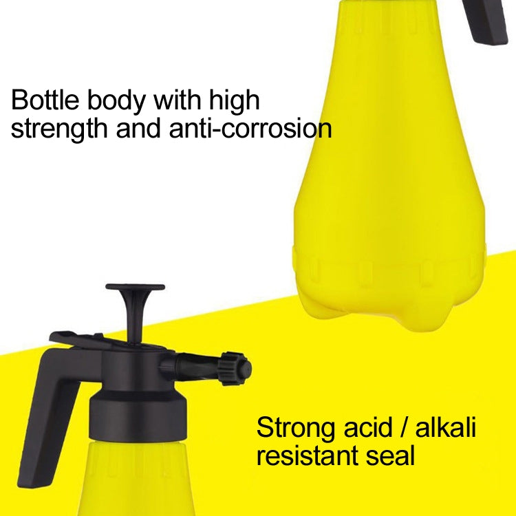 2 PCS 1.8L Spray Pot High Corrosion Resistance Hot Water Clean Disinfection Spray Bottle(Yellow)