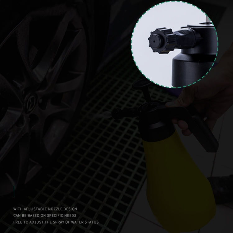 2 PCS 1.8L Spray Pot High Corrosion Resistance Hot Water Clean Disinfection Spray Bottle(Yellow)