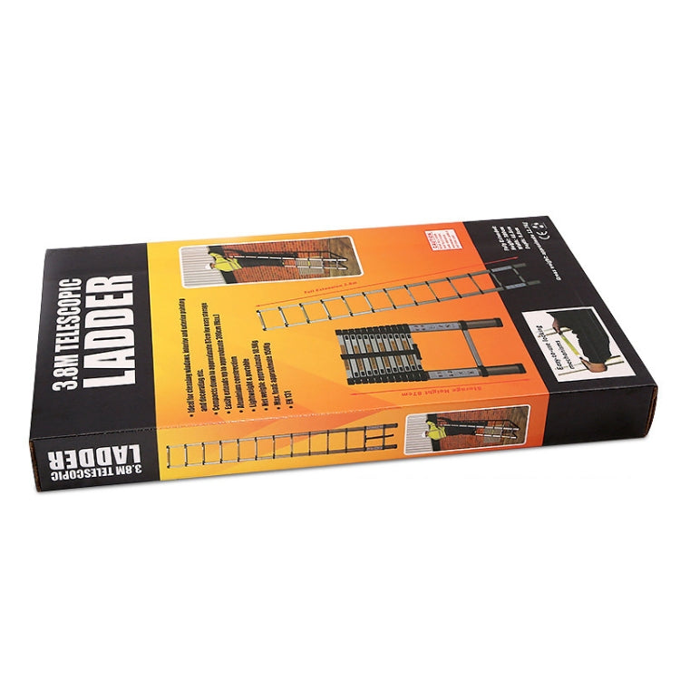 Multifunctional Thickened Aluminum Alloy Single-sided Telescopic Ladder, Size: 2.9m