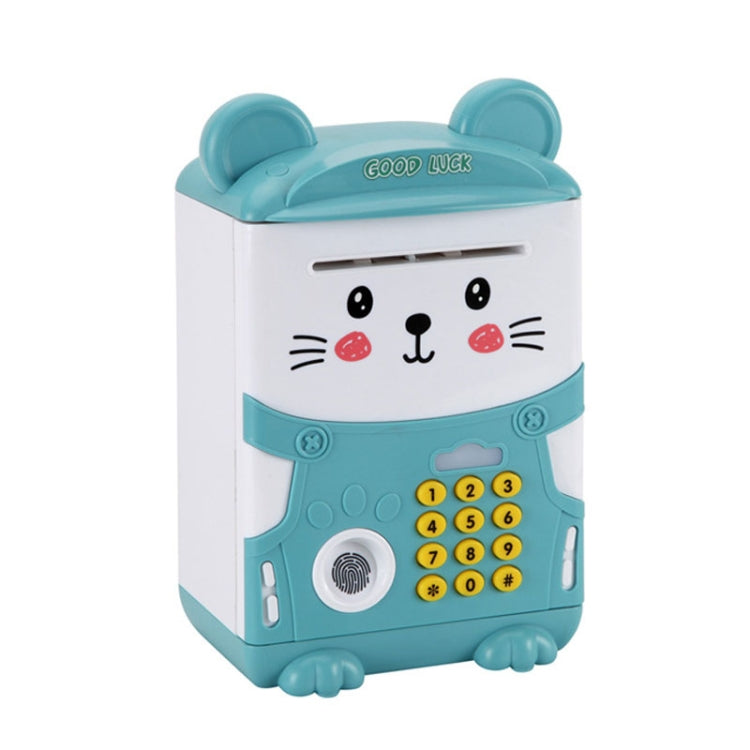 Cartoon Mouse Fingerprint Password Money Box Simulation ATM Piggy Bank