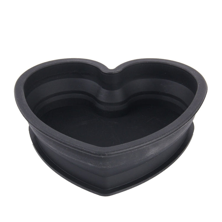 Heart Shape Style Scalable Silicone Storage Box For Vehicle And House