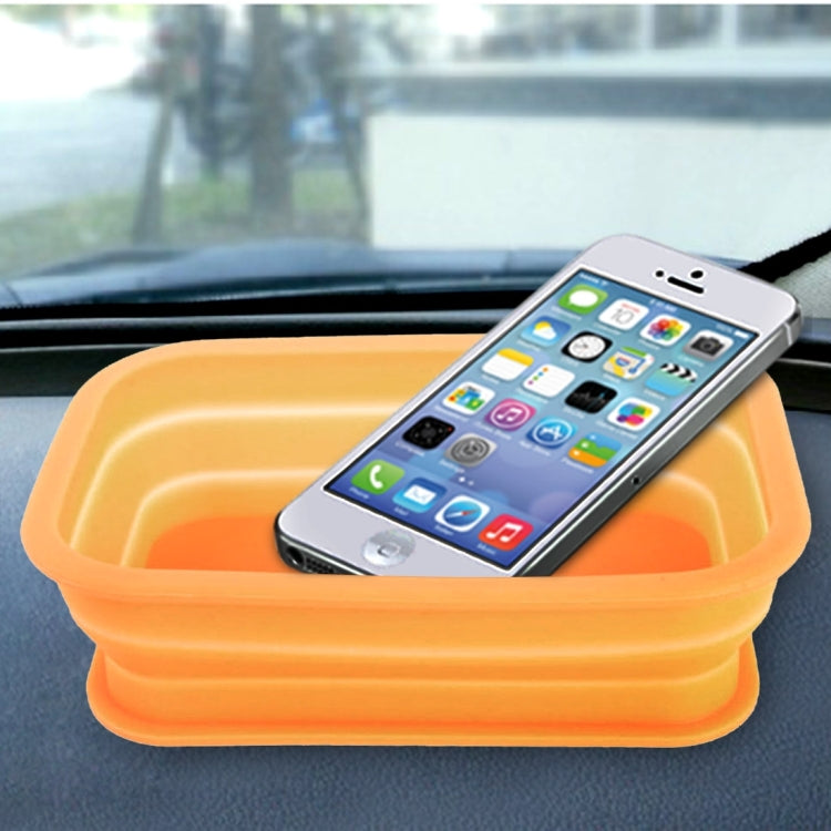 Rectangle Shape Style Scalable Silicone Storage Box For Vehicle And House