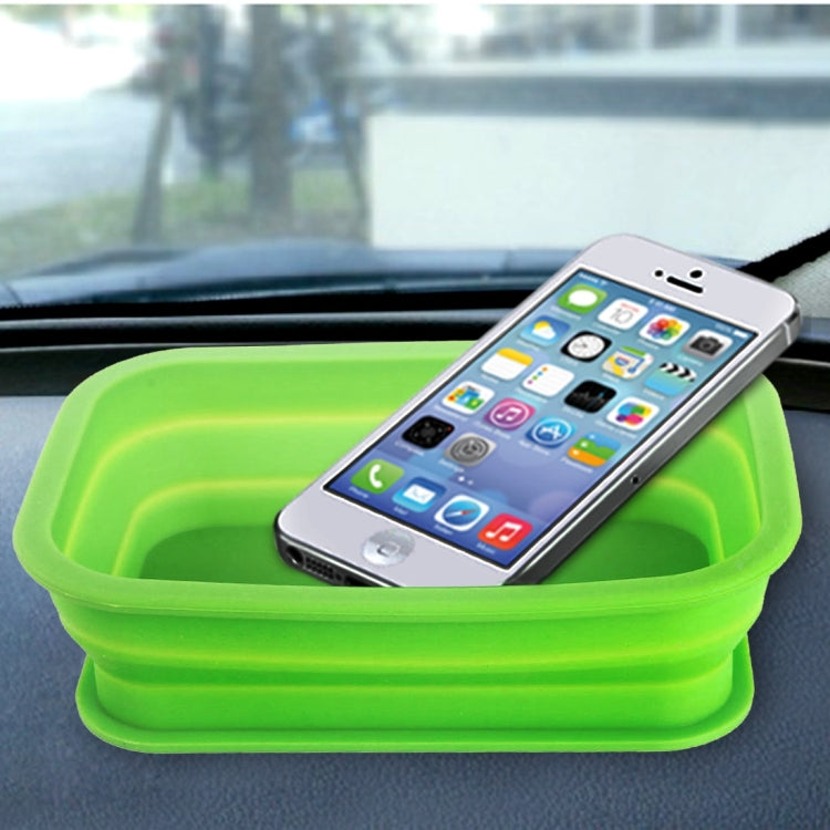 Rectangle Shape Style Scalable Silicone Storage Box For Vehicle And House