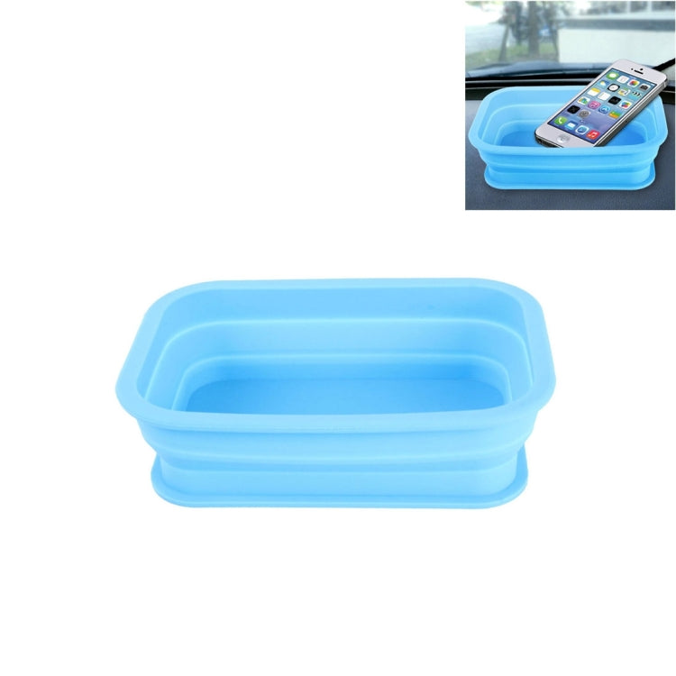 Rectangle Shape Style Scalable Silicone Storage Box For Vehicle And House