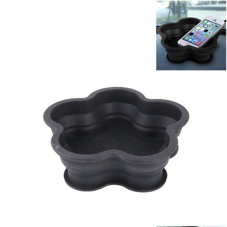 Flower Shape Style Scalable Silicone Storage Box For Vehicle And House