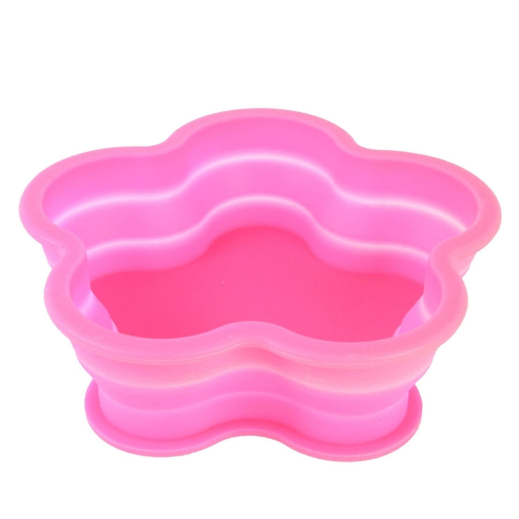 Flower Shape Style Scalable Silicone Storage Box For Vehicle And House