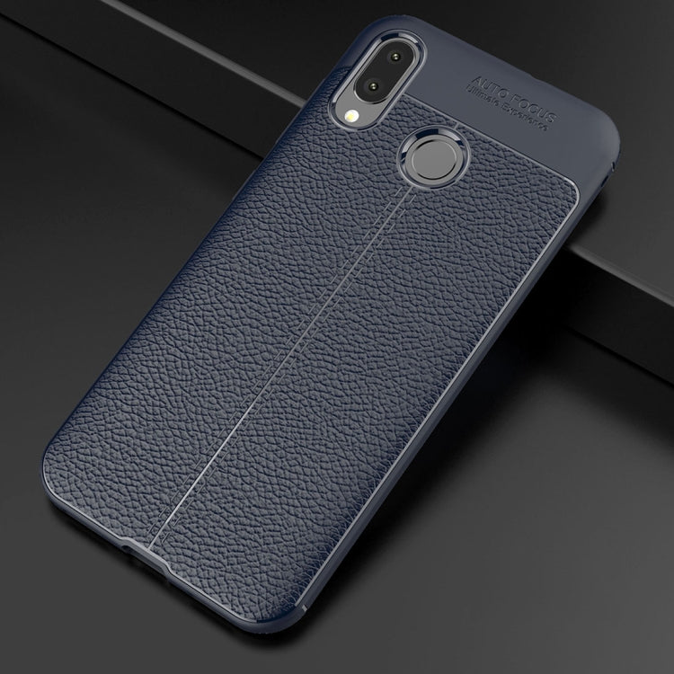 For Asus Zenfone Max (M1) ZB555KL Litchi Texture Soft TPU Protective Back Cover Case